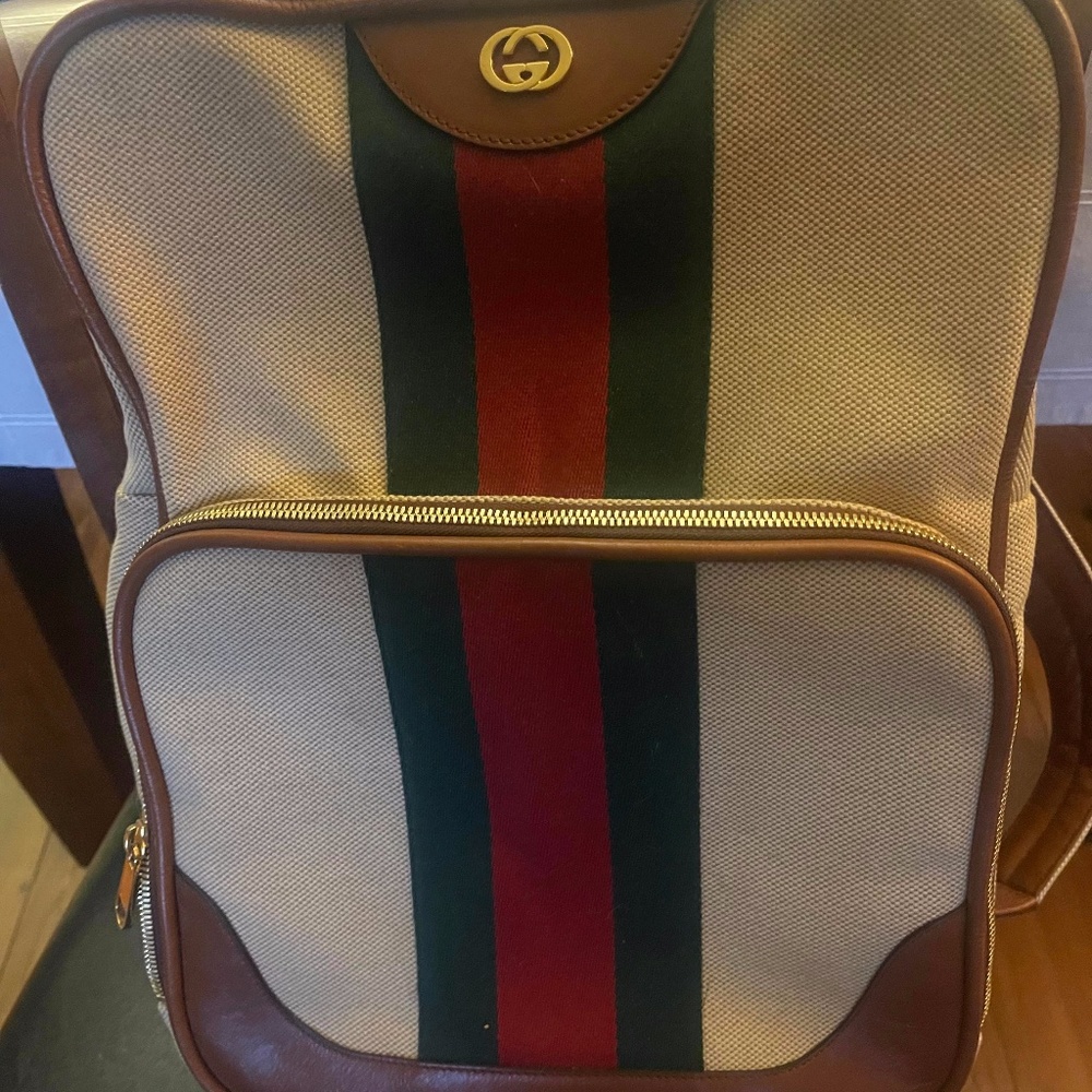 Gucci Canvas Backpack